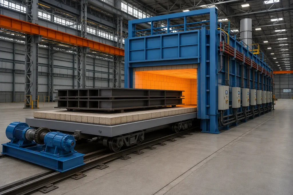 Bogie hearth furnace 3D Model ( Electric)